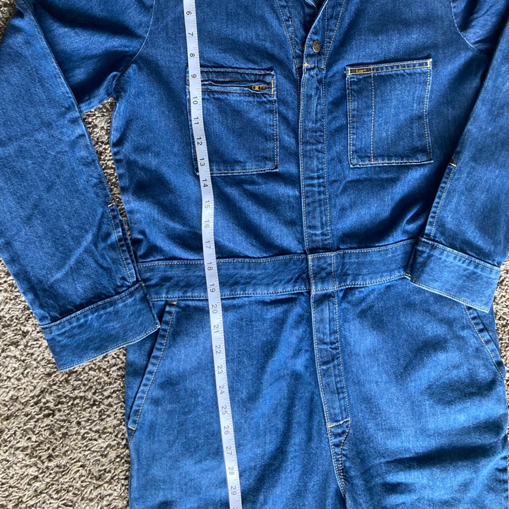 Lee Union-Alls Denim Jumpsuit Women’s M - Picture 7 of 11